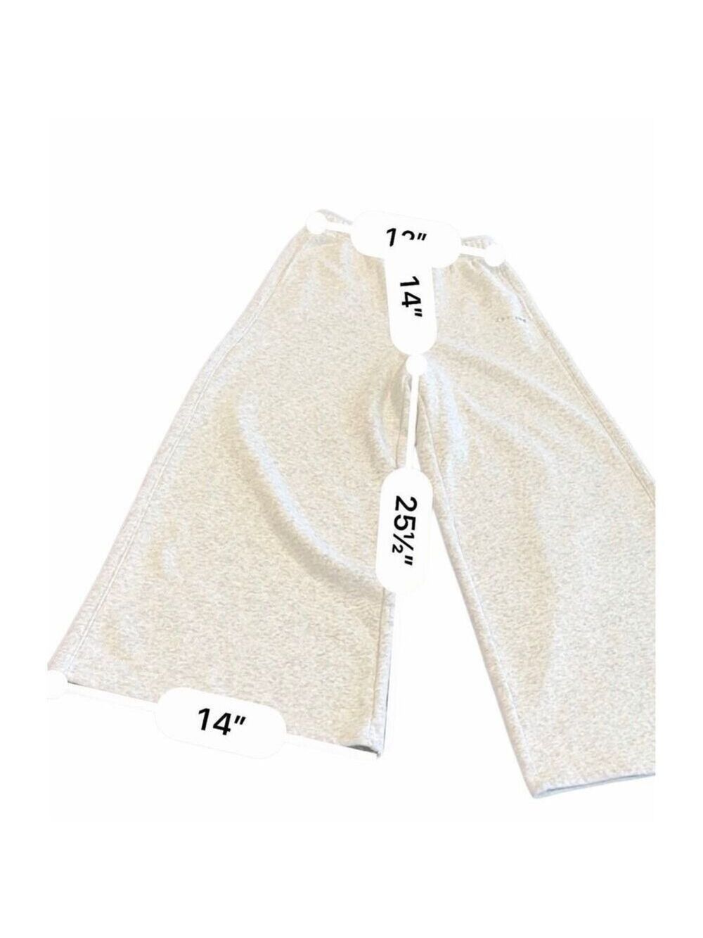 OFFLINE By Aerie Cloud Fleece Wide Leg Trouser Sweatpants Heather Gray size XS - Picture 7 of 7